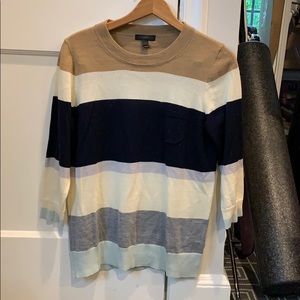 j crew 3/4 sleeve sweater